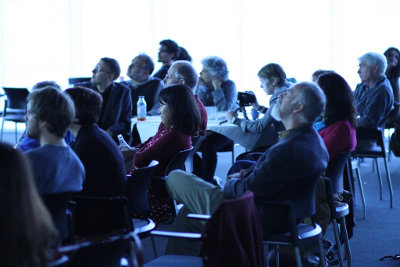 The crowd at the ELO Welcome event