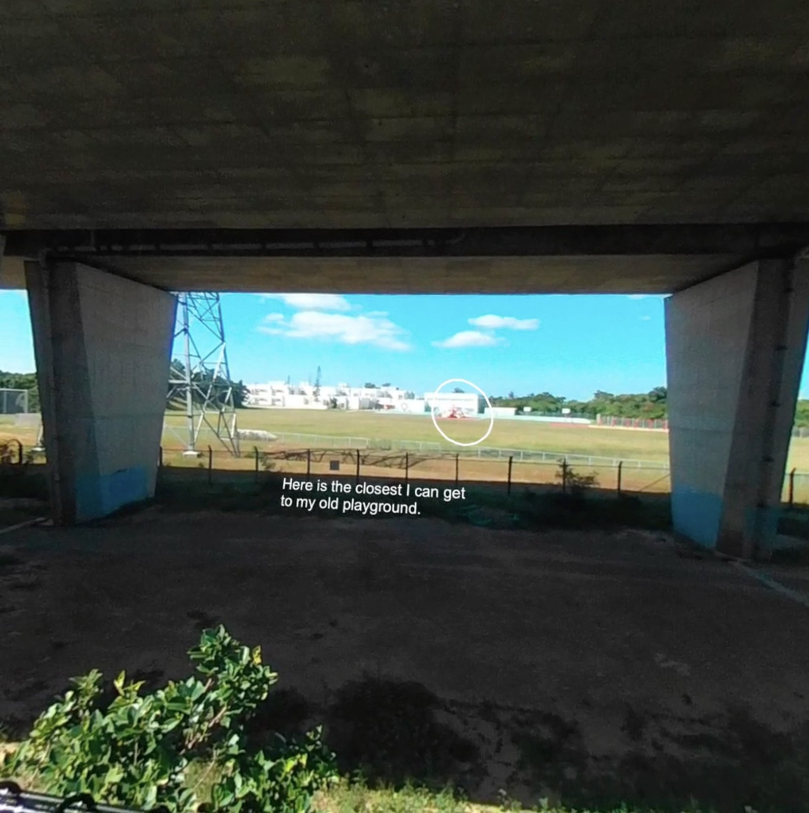 Dioxin Field by Collier Nogues, screenshot from the playground scene